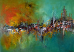 Back to the city II  100x140 cm Art Expo NYC catalogue 2019