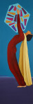Passionate (M. Graham) 120 x 40 x 4 cm acrylic/mixed media 