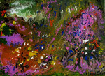 The beast 30 x 40 cm acrylic paint on canvas