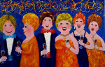 Celebration 75 x 115 cm acrylic on canvas 