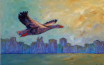 Sunshine after rain 75 x 115 cm canvas with frame