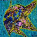 Bob 50 x 50 cm canvas with frame