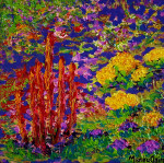Florals XXIX  30 x 30 cm acrylic on canvas