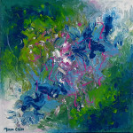 Secret love 50 x 50 cm acrylic on canvas with frame