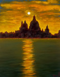 Venice  50 x 40 cm acrylic on canvas with frame (sold)