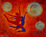 Escape 40 x 50 x 4 cm acrylic on canvas