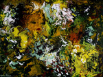 Magical forest 1  60x80cm acrylic paint on canvas with fr