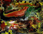 Another world II 40 x 50 cm acrylic paint on canvas