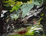 Another world I  40 x 50 cm acrylic paint on canvas
