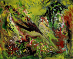 Another world III  40 x 50 cm acry;lic paint on canvas