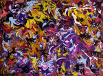 Candy 40 x 50 cm acrylic paint on canvas