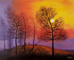 Autumn 100 x 120 x 4 cm acrylic paint on canvas