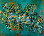 Disclosure 100 x 120 x 4 cm acrylic paint on canvas (sold)