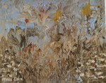 Soft landing 40 x 50 cm acrylic paint on canvas