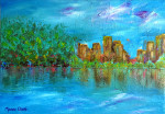 Always the city 50 x 70 cm acrylic on canvas