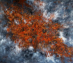  Tarantula Nebula 100x120 cm acrylic paint on canvas (sold) 