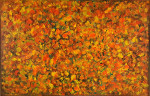 Autumn leaves 75x115cm acrylic with frame (sold)