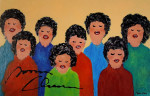 The Choir 75 x 115 cm acrylic paint on canvas 