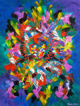 Sweetheart 90x70x4cm acrylic on canvas (sold)