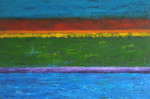 Pure 80 x 120 cm acrylic paint on canvas (sold) 