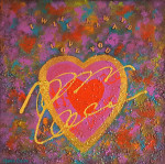Forever Love 50 x 50 cm acrylic on canvas with frame
