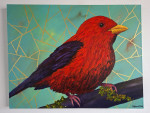 Birds III 70 x 90 x 4 cm acrylic on canvas